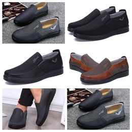 Shoes GAI sneaker sport Cloths Shoes Men Single Business Low Top Shoes Casual Soft Sole Slippers Flat Men Shoes Black comfort soft big size 38-50