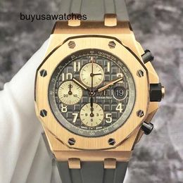 Leisure Wristwatch AP Wrist Watch Epic Royal Oak Offshore Series 26470OR Mens Watch 18K Rose Gold Date Timer 42mm Automatic Mechanical Watch Warranty
