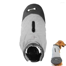 Dog Apparel Winter Vest Reflective Pets Coats Medium And Large Dogs Thick Coat For Living Room Camping Courtyard Parks Travelling