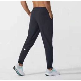 2024 lululemenI Leggings Align Men Pants Yoga Outfit Sport Quick Dry Drawstring Gym Pockets Sweatpants Trousers Mens Casual Elastic Waist loi668