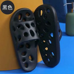 Slippers House Woman Summer Beach Slides Non Slip Anti Skid Indoor Outdoor Female Sandals Eva Wedges Water leakage Hollow out0141AG H240322