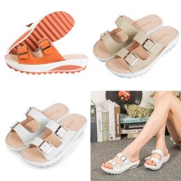 2024 Resistant double-breasted casual women's sandals wear casual shoes outside the home Sandals Slipper GAI