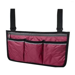 Storage Bags Wheelchair Side Bag With Reflective Strip - Arm Rest Pouch And Drink Wheel Chair Accessories Organizers Water Bottle Drop Otcdv