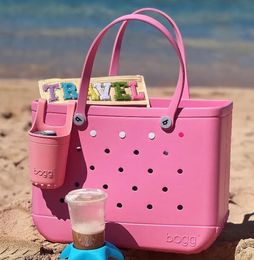 Newdesigner Waterproof Pvc Basket Bogg Beach Bag Girl Damskie zakupy luksusowa torebka Podróż duże torby