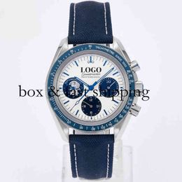 Chronograph SUPERCLONE Watch Watches Wristwatch Luxury Designer Watch Luminous Sport Clone Manual Chain Timing Movement Apollo Speed Master montredelu