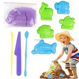 Sand Play Water Fun Magic Sand For Kids Toy Sand With Sand Molds Interactive Sand Play Set Beach Sand Toys For Lawn Beach Yard Kindergarten 240321