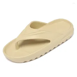 Slippers 2024 Summer Men's Beach Shoes Flat Non-slip Comfortable Sandals Walking Flip-flops Men