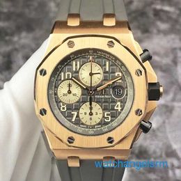 Famous Wristwatch Exciting AP Wrist Watch Epic Royal Oak Offshore Series 26470OR Mens Watch 18K Rose Gold Date Timer 42mm Automatic Mechanical Watch Warranty