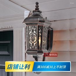 Garden Decorations Retro Chinese Exterior Wall Waterproof Lamp Antique Style Outdoor Corridor Gate Balcony Courtyard