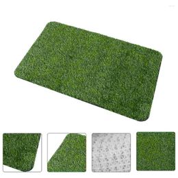 Carpets Artificial Grass Mat Realistic Green Turf Carpet Training Rug Synthetic Lawn Pad Entrance Welcome For Decor