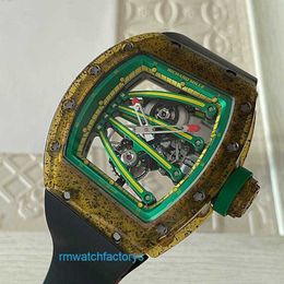 Exciting Exclusive Wristwatch RM Watch Tourbillon Series RM59-01 Limited to 50 Kiwi Carbon Nano Material Watches