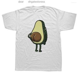 Mens T Shirts Funny Cute Avocado Beer Graphic Cotton Streetwear Short Sleeve Birthday Gifts Summer Style T-shirt Mens Clothing