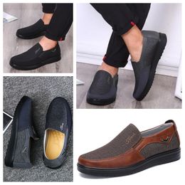 Shoes GAI sneakers sport Cloth Shoes Men Single Business Low Top Shoe Casual Soft Sole Slippers Flats sole Mens Shoes Black white comforts soft big sizes 38-50