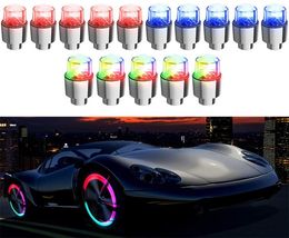 Universal Car Wheel Tire Valve Caps Cycling LED Lights Personality Creative Cars Wheel Caps Auto Exterior Decoration Accessories7516554