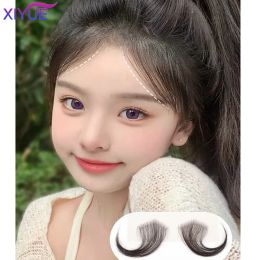 Bangs XIYUE The fringe wig has a hairline on the forehead that can be trimmed and it is ultrathin invisible and traceless natural la