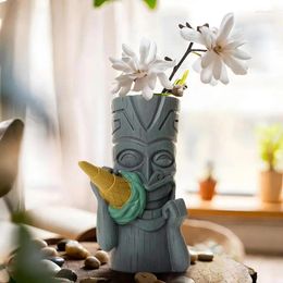 Vases Totem Vase Ornaments Flower Decorative Decor Table For Gardens Balconies Study Rooms And