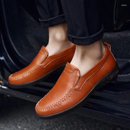 Casual Shoes For Men Sneakers Breathable Spring Light Leather Soft Sole Comfortable Big Size 47 Men's