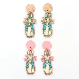 Dangle Earrings 1Pair Product CN Drop Cartoon Cute Easter Holiday Acrylic Jewellery For Women