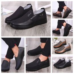 Shoes GAI sneakers sports Cloth Shoe Men Singles Business Low Top Shoes Casual Soft Sole Slipper Flat Mens Classic Shoe Blacks comfort soft big size 38-50