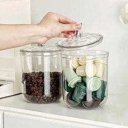 Storage Bottles 1400ml Sealed Jar Capacity With Bear Handle Airtight Lid Multi-functional Container For Dry Goods Nuts Cereal