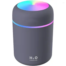 Lighting System Colorful Cool Mini Air Humidifier USB Desktop For Office Bedroom Etc. (With 6 Spare Cotton Swabs)