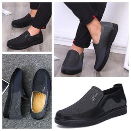 Shoes GAI sneakers sport Cloth Shoes Men Single Business Low Top Shoe Casual Soft Sole Slippers Flats sole Mens Shoes Black white comfort soft big size 38-50