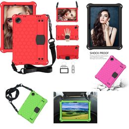 Case for Samsung Galaxy Tab A9 Plus 10.5 S9 Fe 11 S7 S8 11 Inch A7 10.4 A9 8.7inch A7 Lite Kids Safe Shoulder Hand Strap Cover