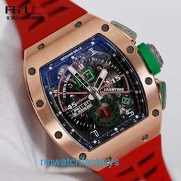 Exciting Exclusive Wristwatch RM Watch Rm11-01 Automatic Mechanical Watch Rm1101 Mancini Mens 18k Rose Gold Time Code Automatic Machinery World