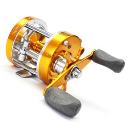 CL40 All Metal Baitcasting Fishing Reel 52 1 LeftRight Hand Centrifugal Brake For Small Lures Double Golden 240312