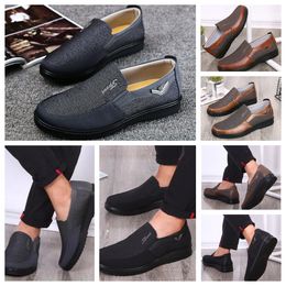 Shoes GAI sneaker sport Cloths Shoe Men Singles Business Low Top Shoes Casual Soft Sole Slipper Flat Men Classic Shoes Black comfort softs big sizes 38-50