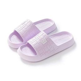 Slippers Women Soft Sole House 2024 New Summer Beach Platform Slipper Sandals Korean Eva Couple Home Flip Flop01NH7O H240322