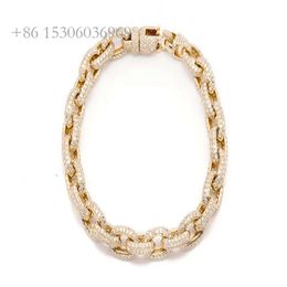 10Mm Rolo Fashion Minimalist Personalised Lab Grown Diamond Bracelet For Women Wholesale Rapper Jewellery