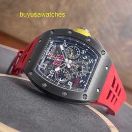 Moissanite Pilot Wristwatch RM Wrist Watch series RM011-FM grey titanium Philip Massa Special edition RM011 Philip Massa