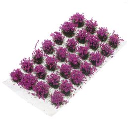 Decorative Flowers Flower Cluster Model Fairy Landscape Ornament Artificial Plants Sand Table Supplies Mini Garden Decorations