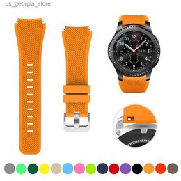 Watch Bands Suitable for Samsung Galaxy 4/6/Classic/5/pro/3/active 2/Gear s3/S2 silicone bracelet Huawei GT/4/2/GT2/3 Pro strap Y240321