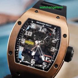 Classic RM Wrist Watch Chronograph Series RM029 Hollow Date Display Fashion Single Table