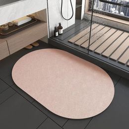 Carpets Anti-slip Solid Colour Bathroom Mat For Door Entry And Floor In Different Sizes