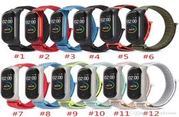 Mi Band 3 4 Strap Wristband nylon Bracelet Smart watch Band Accessories wrist mi Band3 for Xiao mi band 3 4 wristband2701509