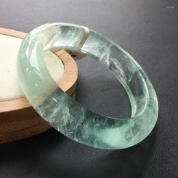 Bangle Fresh Jelly Green Natural Fluorite Crystal Women Lucky Bracelets Fashion Bangles Jewelry