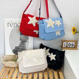 Shopping Bags Crowd Design Sensation Star Backpack for Female College Students Class Bag Makeup Classes Large Capacity Shoulder Crossbody Difference