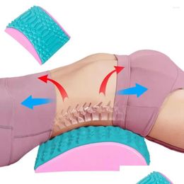Waist Support Spine Stretcher Relaxer Board Traction Device Cervical Correction Bone Bed For Drop Delivery Sports Outdoors Athletic Ou Otsvw