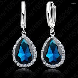 Stud Earrings Earings Fashion Jewelry Austrian Crystal Earring 925 Sterling Silver For Women