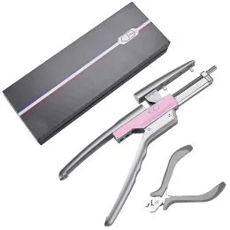 Connectors 6D Hair Extension Machine Connector & Hair Remove Plier Kit 2nd Generation Human Hair NoTrace Hair Extensions Tool GT Purple