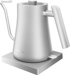 Electric Kettles Gooseneck electric kettle Fabuletta 1500W ultra fast boiling water kettle 100% stainless steel for pouring coffeeL2403