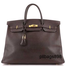 Totes Handbag 40cm Bag Hac 40 Handmade Top Quality Togo Leather Quality Genuine Large Handbag Full Handsewn with Logo Gold Hardware qq 7S4T