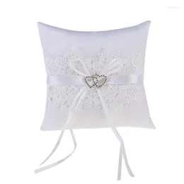 Jewelry Pouches Ring Bearer Pillows Lace Decor Wedding Pillow Cushion For Beach