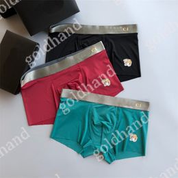 Fashion Boxed Underpant Mens Breathable Boxers Designer Letter Printed Underwear Male Briefs