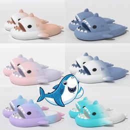 Top quality Sandal Summer Shark Slippers Shark Slides Thick Soled Shoes sandals Flip Flops GAI eur 36-45