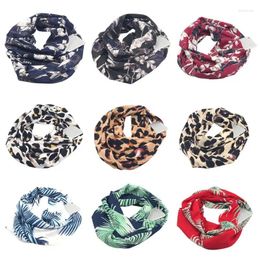 Scarves Womens 180x50cm Double Layer Zipper Pocket For Infinity Loop Scarf Blendi Drop