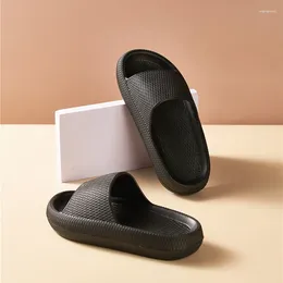 Slippers Ly Super Soft Thick Sole EVA Flip Flop Anti-Slip Flat Athletic Sandal For Indoor Outdoor Bathroom Size 40/41